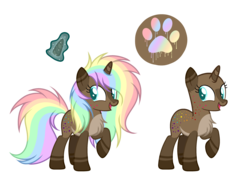 Size: 3487x2485 | Tagged: safe, artist:mintoria, oc, oc only, oc:cocoa swirl, pony, unicorn, female, high res, mare, reference sheet, simple background, solo, transparent background