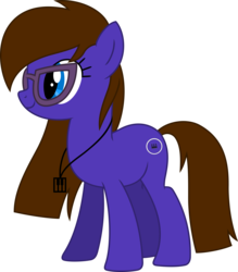Size: 4007x4583 | Tagged: safe, artist:melodismol, earth pony, pony, absurd resolution, glasses, inkscape, jewelry, maria (osu!), mascot, necklace, osu!, osu!mania, ponified, rhythm game, simple background, solo, transparent background, vector