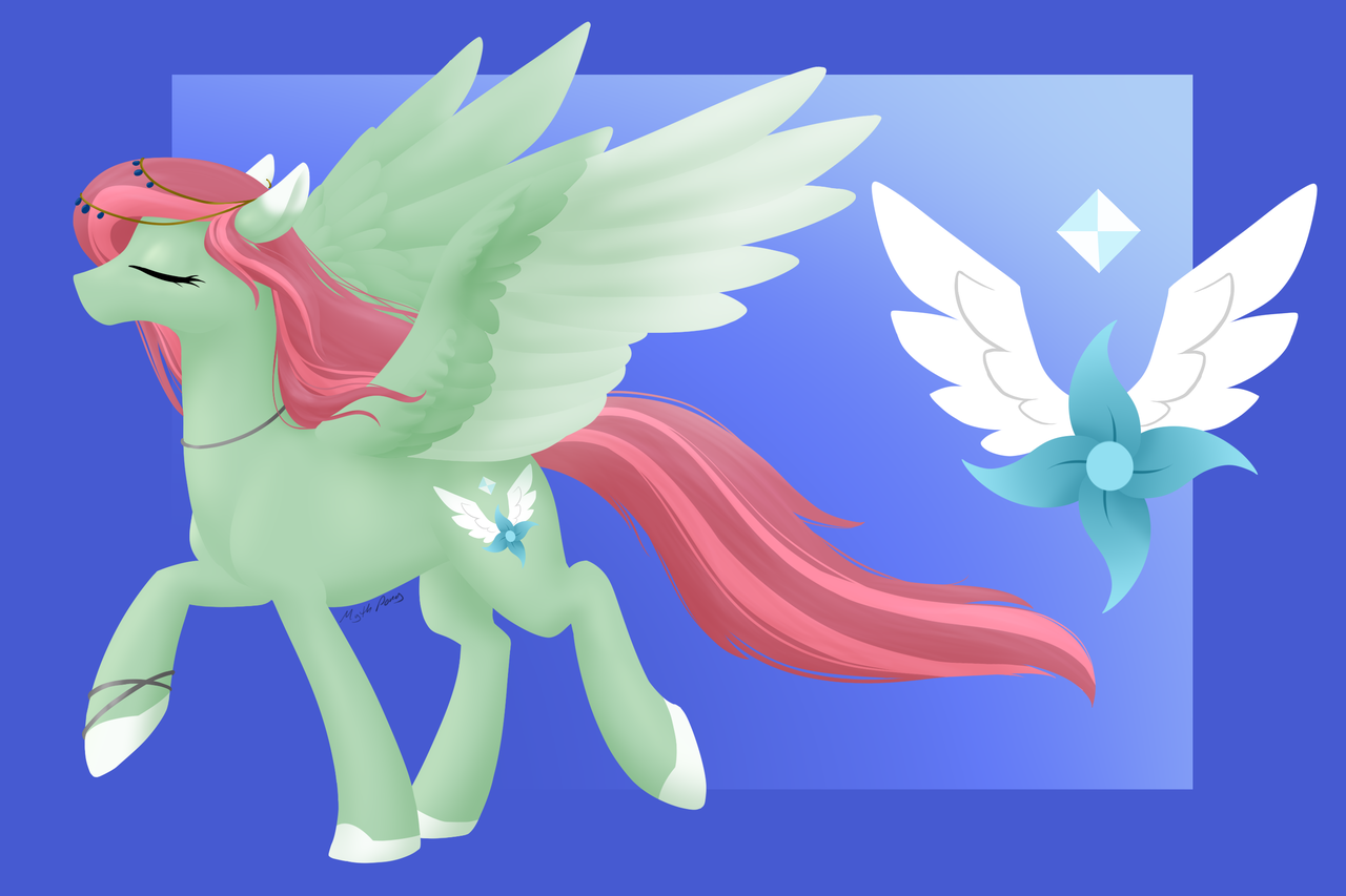 1770258 Safe Artist Mythpony Oc Oc Only Oc Frost Wing Pegasus