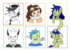 Size: 1240x884 | Tagged: safe, artist:kingdomsheep, oc, oc:double zero, oc:schwarz, oc:zahnrad, griffon, zarz