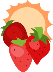 Size: 4096x5569 | Tagged: safe, artist:parclytaxel, strawberry sunrise, .svg available, absurd resolution, cutie mark, cutie mark only, no pony, simple background, transparent background, vector
