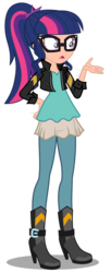 Size: 1634x4000 | Tagged: safe, sci-twi, twilight sparkle, equestria girls, g4, clothes swap, human coloration, implied sunset shimmer, simple background, transparent background