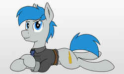 Size: 2560x1536 | Tagged: safe, artist:xphil1998, oc, oc only, oc:trigger hooves, earth pony, pony, military, military uniform, prone, solo