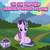 Size: 1080x1080 | Tagged: safe, gameloft, starlight glimmer, pony, unicorn, g4, my little pony: friendship is magic, official, school daze, book, bronybait, cute, female, glimmerbetes, logo, looking at you, mare, my little pony logo, rainbow, solo, text