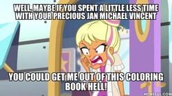 Size: 600x336 | Tagged: safe, edit, edited screencap, screencap, chestnut magnifico, equestria girls, equestria girls specials, g4, my little pony equestria girls: movie magic, greg the bunny, image macro, meme, memeful.com, warren the ape