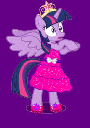 Size: 1000x1414 | Tagged: safe, artist:php185, twilight sparkle, alicorn, pony, g4, adorkable, big crown thingy, clothes, cute, dork, dress, equestria girls outfit, equestria girls ponified, fall formal outfits, female, jewelry, ponified, regalia, solo, sweet dreams fuel, twiabetes, twilight sparkle (alicorn)