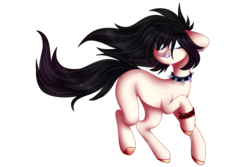 Size: 3000x2000 | Tagged: safe, artist:sodapopfairypony, oc, oc only, oc:shelby gibbs, pony, choker, female, high res, mare, simple background, solo, spiked choker, transparent background