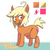 Size: 2000x2000 | Tagged: safe, artist:skeletonburglar, oc, oc:honey cream, goo pony, original species, pony, design, high res, simple background