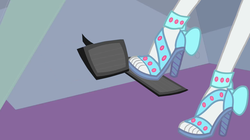 Size: 1680x943 | Tagged: safe, rarity, equestria girls, equestria girls series, g4, rollercoaster of friendship, clothes, driving, feet, female, high heels, legs, nail polish, nails, open-toed shoes, pedal, pictures of legs, sandals, shoes, solo, toenail polish, toenails