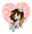 Size: 648x688 | Tagged: safe, artist:aledera, oc, oc only, pony, unicorn, bust, female, heart, mare, portrait, simple background, solo, transparent background