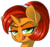 Size: 500x465 | Tagged: safe, artist:pusspuss, stellar flare, pony, g4, explicit source, female, licking, licking lips, reaction image, simple background, solo, tongue out, transparent background