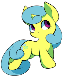 Size: 1049x1258 | Tagged: safe, artist:ccc, lemon hearts, pony, unicorn, g4, female, mare, simple background, solo, white background