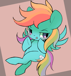 Size: 1442x1526 | Tagged: safe, artist:ccc, rainbow dash, pegasus, pony, g4, female, mare, simple background, solo