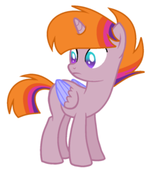 Size: 896x1056 | Tagged: safe, artist:rainbows-skies, oc, oc only, oc:swirl galaxy, alicorn, pony, male, offspring, parent:sunburst, parent:twilight sparkle, parents:twiburst, simple background, solo, stallion, transparent background