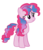 Size: 852x992 | Tagged: dead source, safe, artist:rainbows-skies, oc, oc only, oc:raspberry bubble twist, pony, unicorn, female, mare, offspring, parent:party favor, parent:sugar belle, parents:partybelle, simple background, solo, transparent background