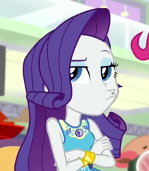 Size: 462x529 | Tagged: safe, screencap, rarity, equestria girls, equestria girls series, g4, rollercoaster of friendship, cropped, cute, duckface, female, geode of shielding, pouting, raribetes