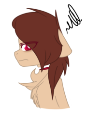 Size: 407x571 | Tagged: safe, artist:electricaldragon, oc, oc only, oc:mikser, pony, bust, female, mare, portrait, simple background, solo, transparent background