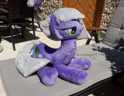 Size: 1000x771 | Tagged: safe, artist:hipsterowlet, limestone pie, earth pony, pony, g4, irl, photo, plushie, prone, solo