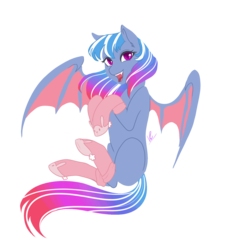 Size: 1397x1500 | Tagged: safe, artist:varshacoro, oc, oc only, bat pony, pony, clothes, female, happy, mare, simple background, socks, solo, transparent background