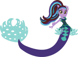 Size: 781x576 | Tagged: safe, artist:pupkinbases, artist:user15432, ghoul, werewolf, equestria girls, g4, barely eqg related, base used, chains, clawdeen wolf, clothes, crossover, cute, cute little fangs, equestria girls style, equestria girls-ified, fangs, female, fins, fish tail, fishified, fishy, hasbro, hasbro studios, mattel, monster high, purple skin, simple background, solo, tail, transparent background