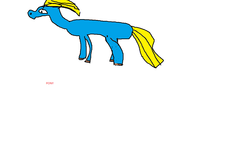 Size: 1152x648 | Tagged: safe, artist:dominique maclove, oc, oc only, earth pony, pony, beautiful, simple background, solo, white background