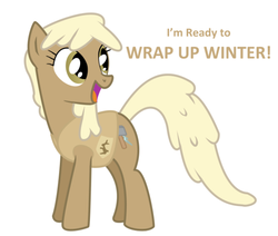 Size: 742x629 | Tagged: safe, artist:sintakhra, mjölna, earth pony, pony, ask sandy pony, g4, animal team, female, mare, simple background, solo, white background, winter wrap up vest