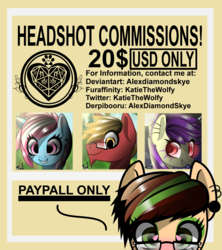 Size: 4000x4500 | Tagged: safe, pony, bust, commission, commission info, female, girly
