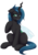 Size: 1496x2163 | Tagged: dead source, safe, artist:evomanaphy, oc, oc only, oc:cyclorra, changeling, changeling oc, changeling princess, commission, fangs, looking at you, simple background, sitting, solo, transparent background