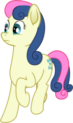 Size: 568x950 | Tagged: safe, artist:malte279, bon bon, sweetie drops, earth pony, pony, g4, female, free to use, mare, simple background, surprised, three quarter view, transparent background, vector