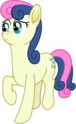 Size: 639x1038 | Tagged: safe, artist:malte279, bon bon, sweetie drops, earth pony, pony, g4, compassion, female, free to use, mare, simple background, solo, three quarter view, transparent background, vector