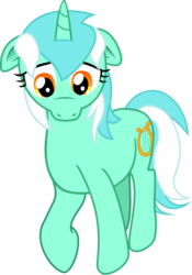 Size: 633x905 | Tagged: safe, artist:malte279, lyra heartstrings, pony, unicorn, g4, female, free to use, mare, sad, simple background, three quarter view, transparent background, vector