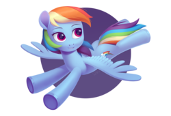 Size: 2500x1700 | Tagged: safe, artist:furuwaru, rainbow dash, pegasus, pony, g4, female, flying, mare, simple background, solo, transparent background