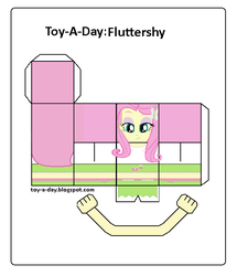 Size: 600x699 | Tagged: safe, artist:grapefruitface1, fluttershy, equestria girls, g4, craft, female, papercraft, printable, solo, toy a day