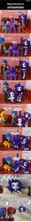 Size: 832x5918 | Tagged: safe, artist:whatthehell!?, edit, applejack, flash sentry, rarity, starlight glimmer, sunset shimmer, equestria girls, g4, bed, bedroom, boots, caught, clothes, coup, dining room, doll, dream, dress, equestria girls minis, eqventures of the minis, fight, food, hat, kitchen, shoes, skirt, spanish, stove, toy, ultra minis
