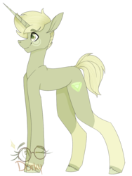 Size: 795x1055 | Tagged: safe, artist:peridork, oc, oc:peridot, pony, unicorn, simple background, transparent background