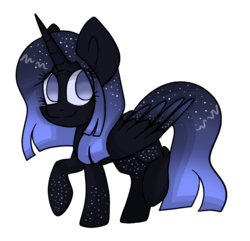 Size: 1024x989 | Tagged: safe, artist:mintoria, oc, oc only, oc:night vision, alicorn, pony, female, mare, simple background, solo, transparent background