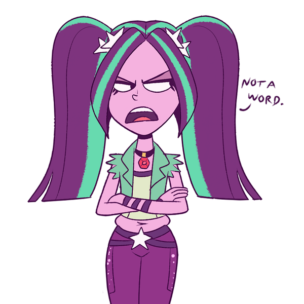 1780226 - aria blaze, artist:scobionicle99, belly button, equestria girls,  female, midriff, muffin top, pudgy, safe, simple background, solo, white  background - Derpibooru