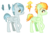 Size: 517x347 | Tagged: safe, artist:whalepornoz, oc, oc only, oc:cloudy blizzard, oc:thunder flash, pegasus, pony, female, magical lesbian spawn, male, mare, offspring, parent:lightning dust, parent:marble pie, parent:misty fly, parent:rainbow dash, parents:marblefly, parents:rainbowdust, sideburns, simple background, stallion, transparent background