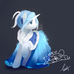 Size: 2000x2000 | Tagged: safe, artist:haidiannotes, oc, oc only, pony, clothes, dress, high res, solo