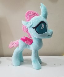 Size: 1024x1228 | Tagged: safe, artist:plushypuppy, ocellus, changedling, changeling, g4, female, irl, photo, plushie, standing