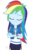 Size: 1000x1550 | Tagged: safe, artist:ilaria122, rainbow dash, equestria girls, equestria girls specials, g4, my little pony equestria girls: better together, my little pony equestria girls: rollercoaster of friendship, clothes, crossed arms, cute, eyes closed, geode of super speed, magical geodes, pants, shirt, simple background, smiling, t-shirt, transparent background, wristband