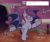 Size: 1200x1000 | Tagged: safe, artist:alittleofsomething, oc, oc only, oc:night stitch, bat pony, pony, ask night stitch, ask, bat pony oc, blushing, dancing, do the sparkle, eyes closed, solo, tongue out, tumblr