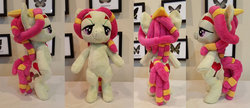 Size: 1023x441 | Tagged: safe, artist:plushypuppy, tree hugger, earth pony, pony, g4, anthro plushie, bipedal, female, irl, mare, photo, plushie, solo, standing