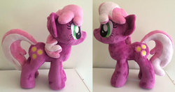 Size: 1024x539 | Tagged: safe, artist:plushypuppy, cheerilee, earth pony, pony, g4, female, irl, mare, photo, plushie, solo, standing