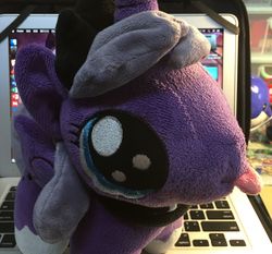 Size: 2852x2662 | Tagged: safe, artist:schwarz, princess luna, g4, :p, female, filly, filly luna, high res, irl, photo, plushie, s1 luna, silly, tongue out, woona, younger