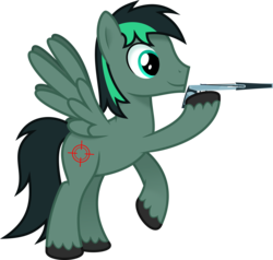 Size: 6722x6400 | Tagged: safe, artist:parclytaxel, oc, oc only, oc:target strike, pegasus, pony, .svg available, absurd resolution, commission, crossbow, male, rearing, shading, simple background, solo, stallion, transparent background, unshorn fetlocks, vector