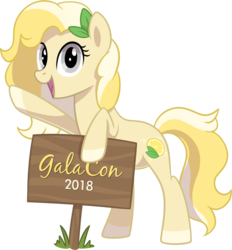 Size: 1192x1286 | Tagged: safe, artist:thebowtieone, oc, oc only, oc:radler, earth pony, pony, female, mare, ponified, radler, sign, simple background, solo, transparent background