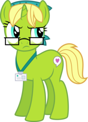 Size: 3200x4454 | Tagged: safe, artist:curvesandlines, bittersweet (g4), pony, unicorn, g4, female, glasses, high res, katie cook, mare, simple background, solo, transparent background, vector