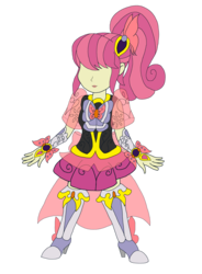 Size: 2536x3446 | Tagged: safe, artist:pokecure123, diwata aino, fairy, equestria girls, g4, background human, brawler, fantasy, female, fighter, high res, simple background, soldier, solo, transparent background, wip
