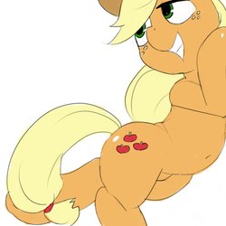 Size: 2000x2000 | Tagged: safe, artist:baigak, applejack, earth pony, pony, g4, female, high res, mare, simple background, solo, white background